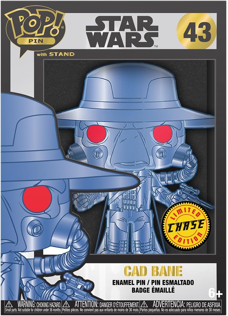 Pin en émail grand format Funko Pop! Star Wars: Clone Wars avec Cad Bane – Image 4