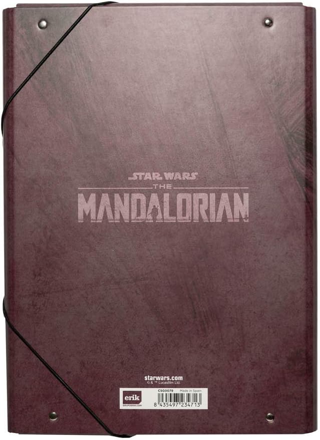 Chemise cartonnée A4 Grogu Star Wars The Mandalorian à 3 rabats – Image 2