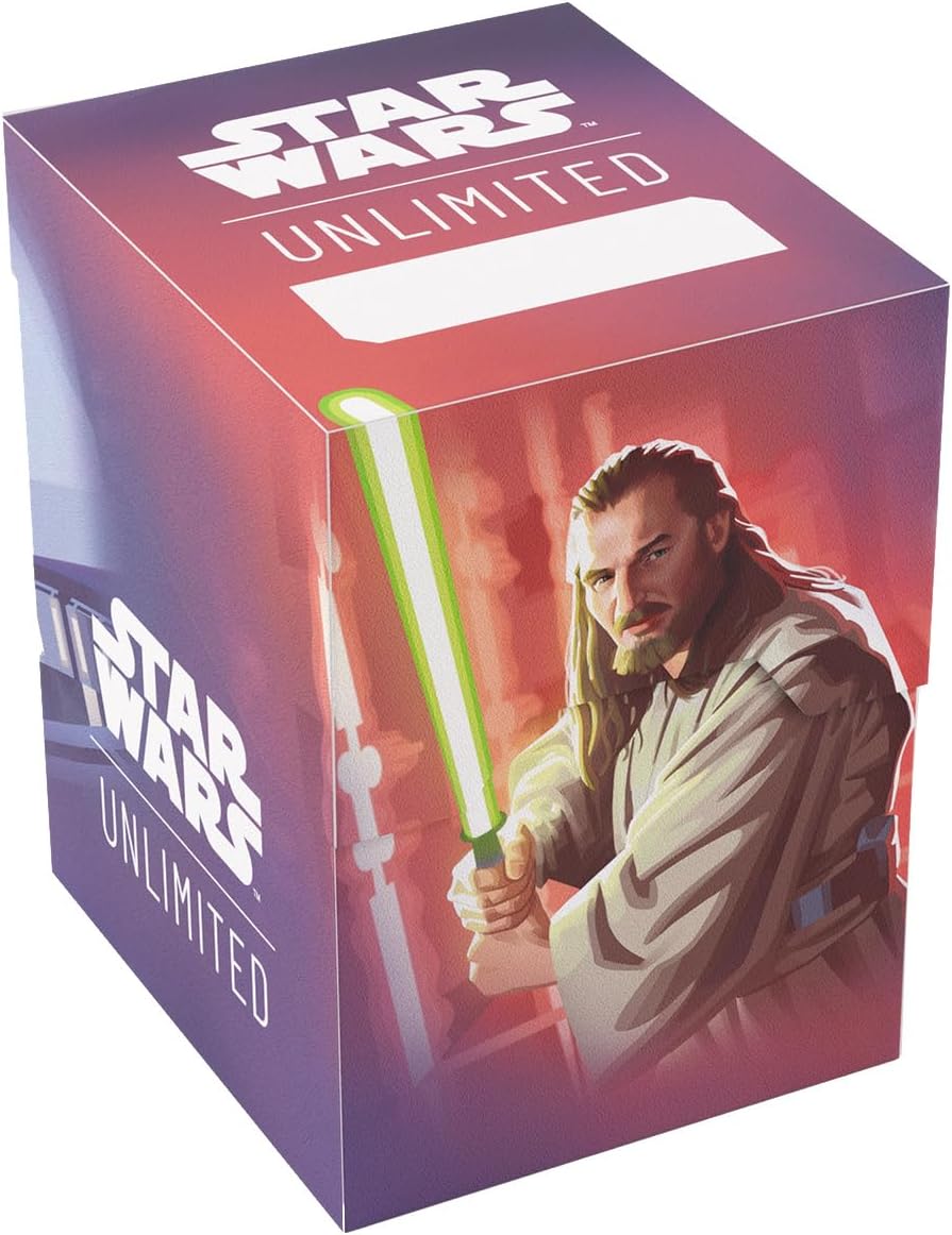 Boîte Soft Crate Star Wars : Unlimited Qui-Gon Jinn avec boîte à jetons