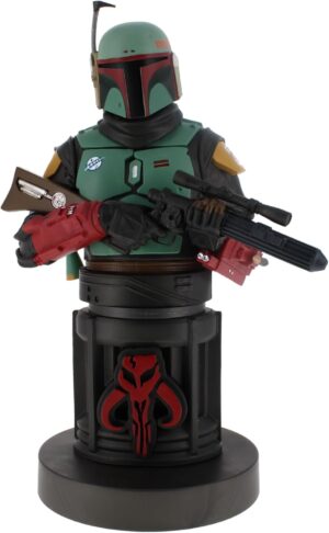Support Boba Fett The Mandalorian Star Wars avec câble USB, 20 cm