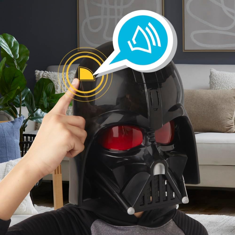 Masque Dark Vador Star Wars électronique à sons et phrases – Image 4