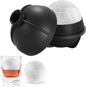 Moule à glaçons Star Wars Étoile de la Mort en silicone avec entonnoir, 7 cm