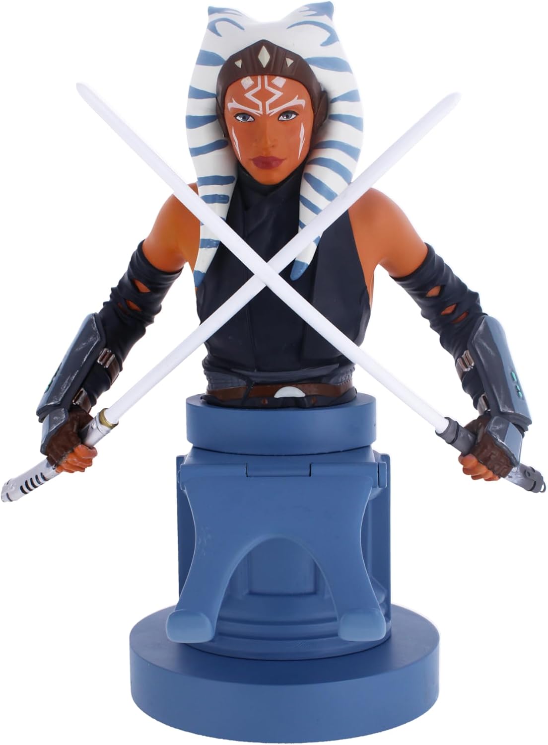 Support Ahsoka Tano Star Wars pour manette ou smartphone avec câble USB - 20 cm