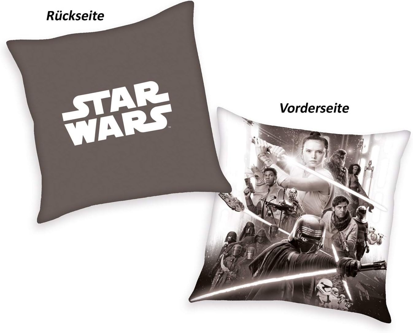 Coussin décoratif Star Wars 9 gris en polyester 40 x 40 cm – Image 3