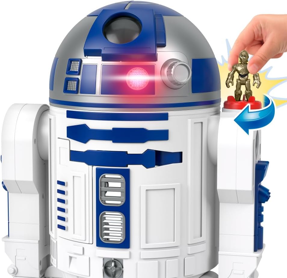 Figurine interactive Star Wars R2-D2 44,5 cm avec clé C-3PO – Image 7