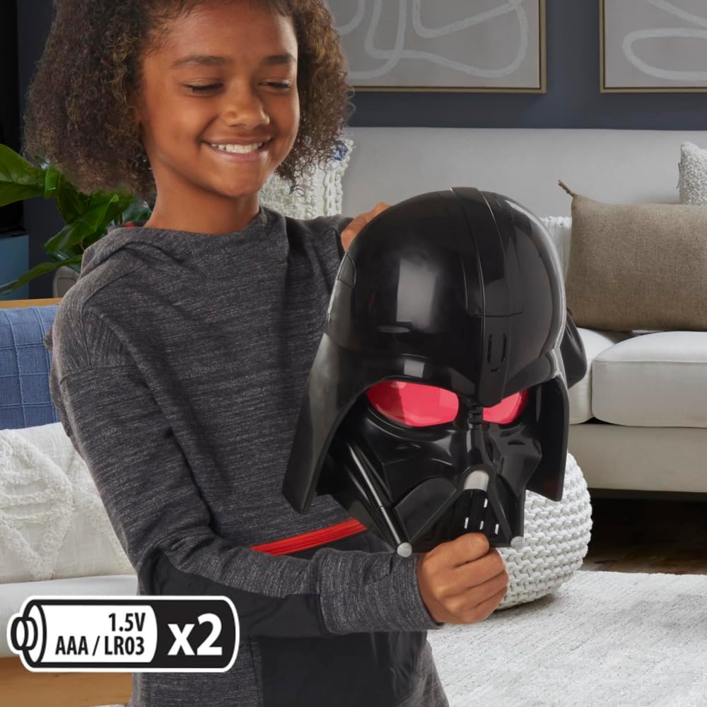 Masque Dark Vador Star Wars électronique à sons et phrases – Image 5