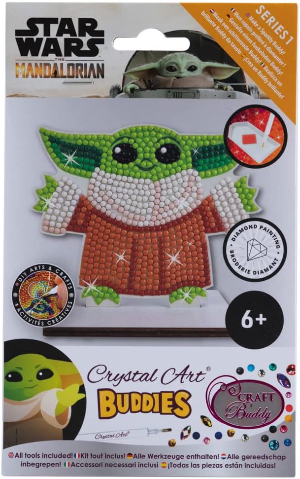 Kit figurine à diamanter Grogu Star Wars Crystal Art – Image 6