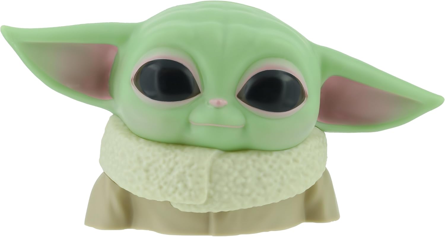 Lampe de bureau Grogu Star Wars, figurine lumineuse 3D 15 cm
