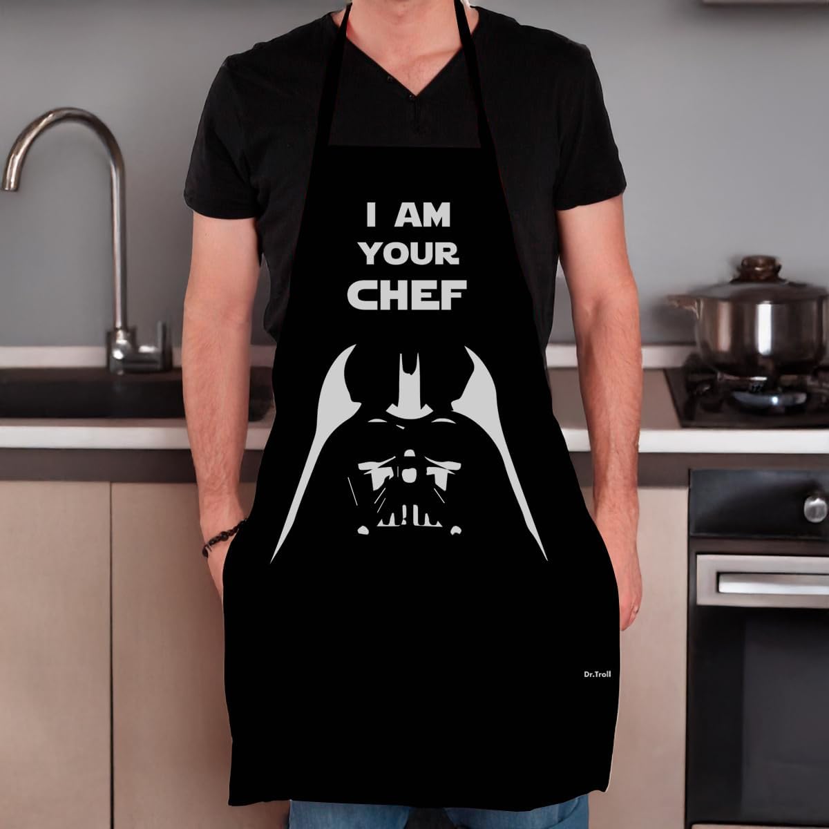 Tablier Star Wars Vador noir et blanc I Am Your Chef – Image 2