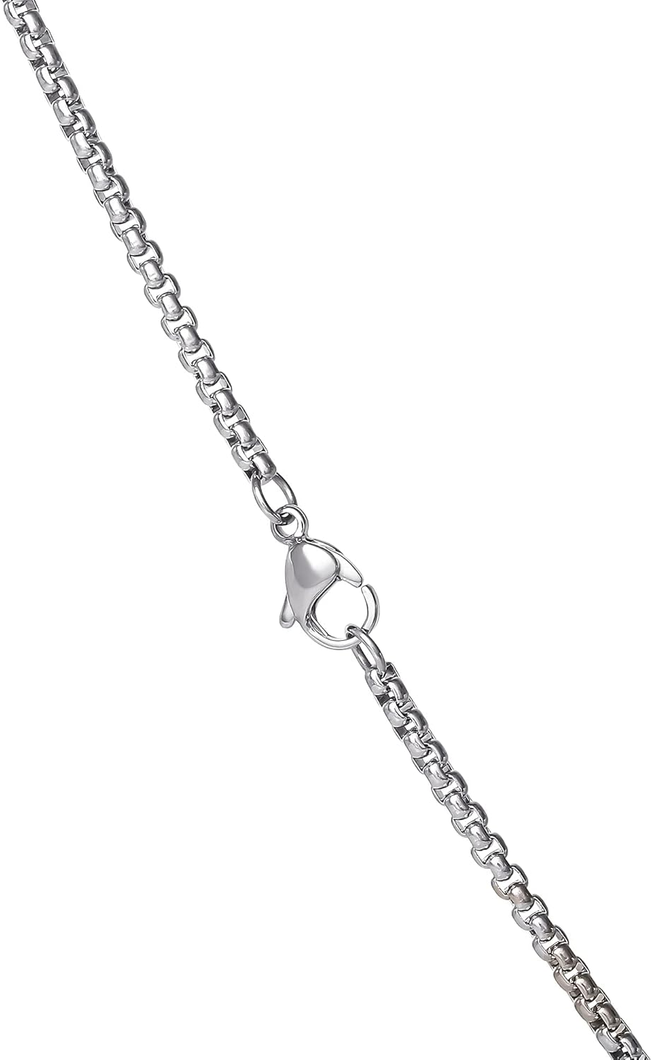 Collier Star Wars Grogu argenté en acier inoxydable, chaîne vénitienne 55,9 cm – Image 4