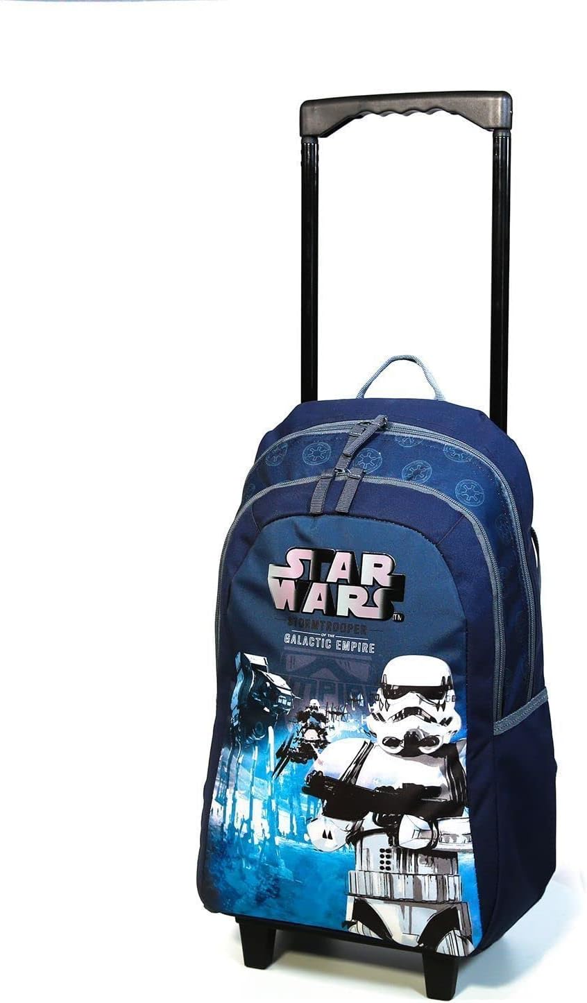 Sac à dos à roulettes Star Wars Stormtroopers bleu Bagtrotter – Image 2