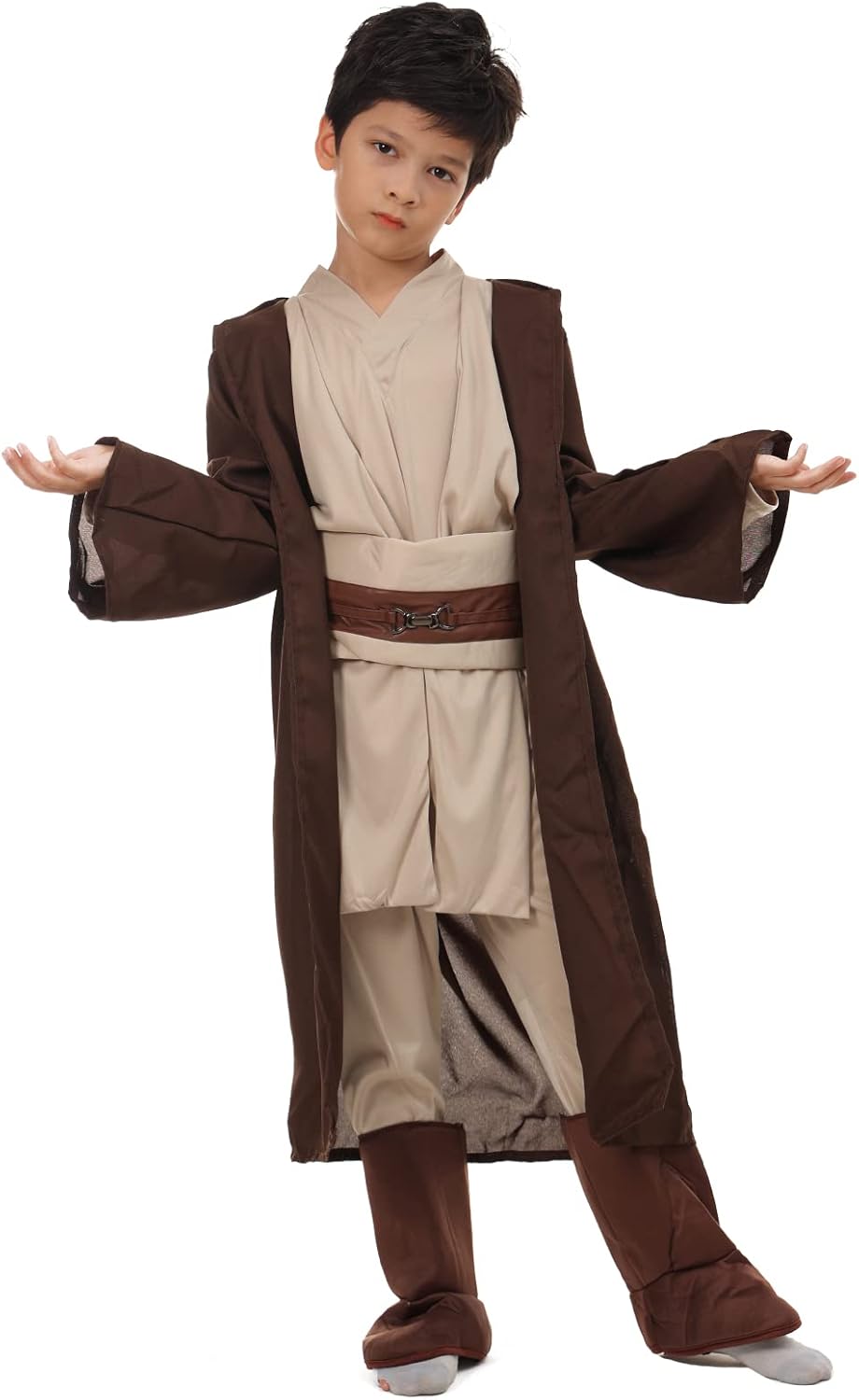 Déguisement Star Wars Luke Skywalker enfant avec cape à capuche – Image 4
