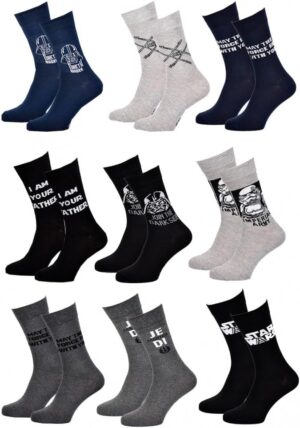 Pack de chaussettes homme Star Wars en coton