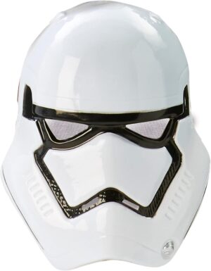 Masque Stormtrooper Star Wars enfant en PVC blanc et noir
