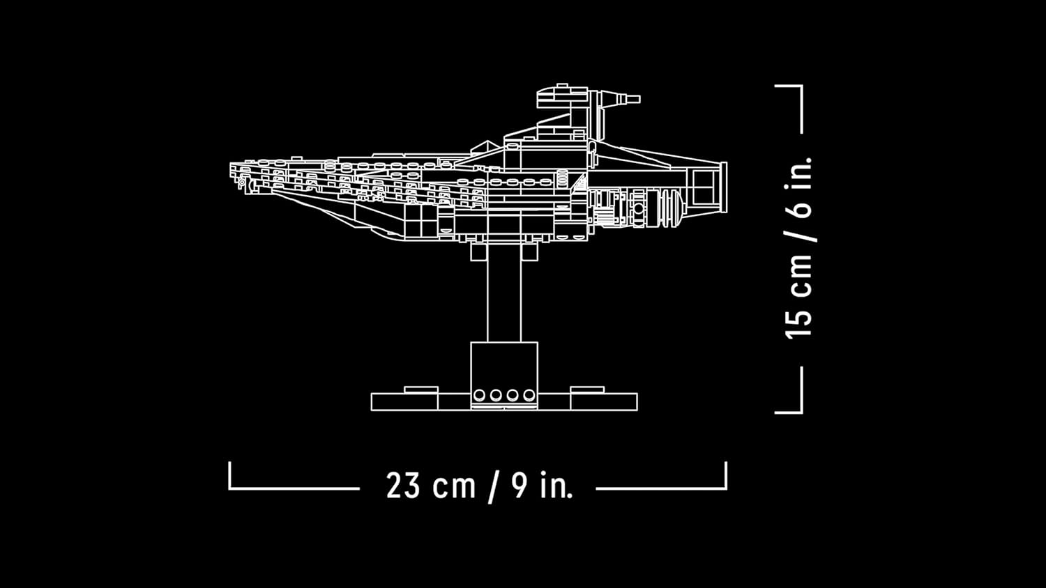 LEGO Star Wars Transport d’assaut de classe Acclamator avec présentoir, L’Attaque des Clones 75404 – Image 7