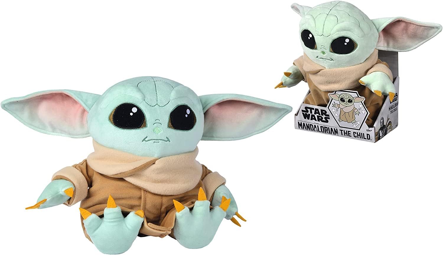 Peluche articulée The Child Baby Yoda Disney de The Mandalorian, 30 cm – Image 7