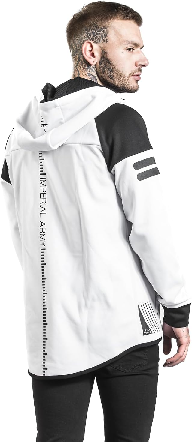 Sweat-shirt zippé à capuche Star Wars Stormtrooper blanc homme taille S – Image 6