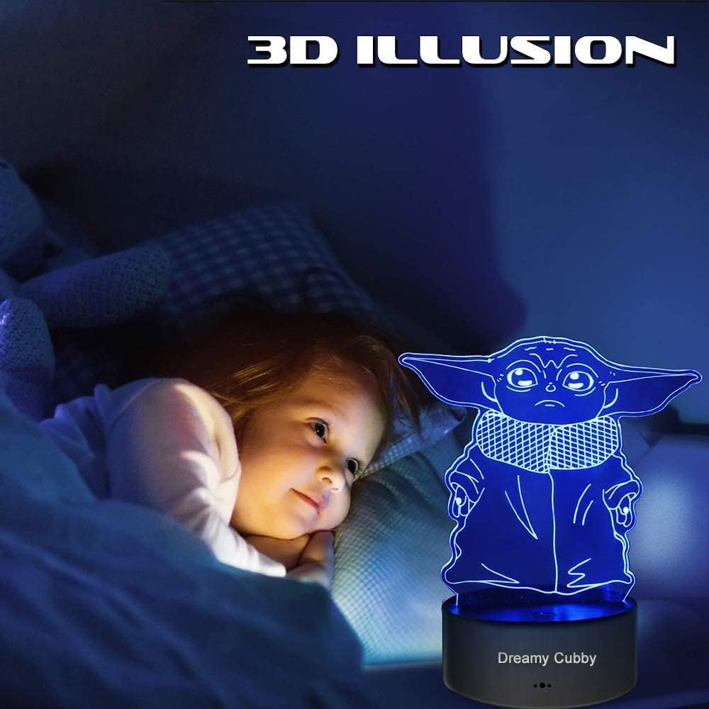 Veilleuse Star Wars illusion 3D avec 4 motifs et 7 couleurs – Image 2