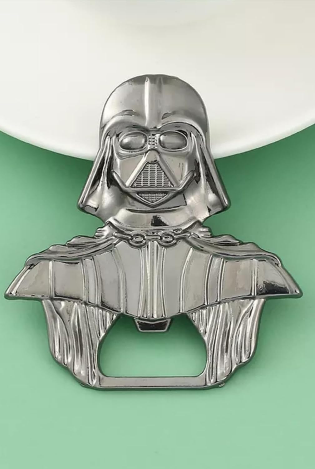 Décapsuleur Darth Vader noir brillant en métal massif 55 x 60 – Image 2