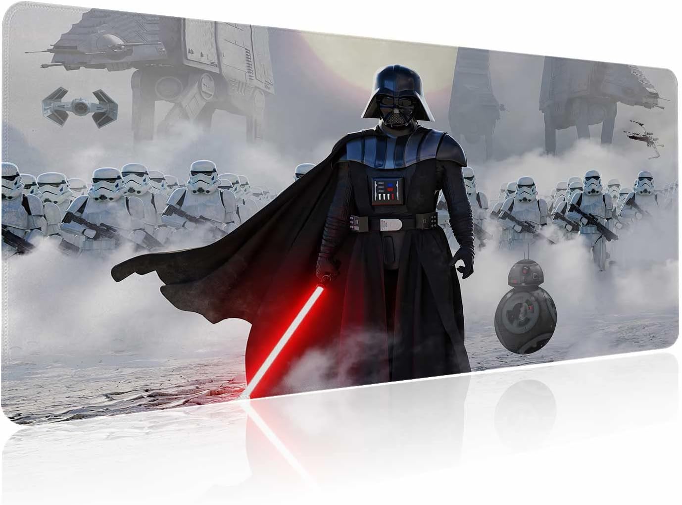 Tapis de souris Star Wars Dark Vador XXL à surface lisse