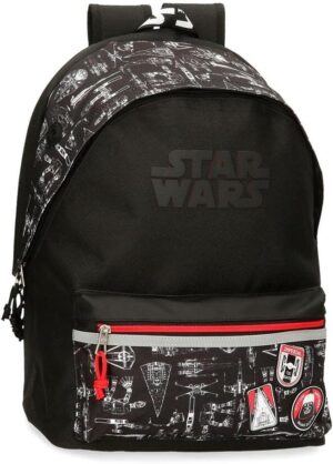 Sac à dos Star Wars Space Mission noir double compartiment pour ordinateur portable 15,6"