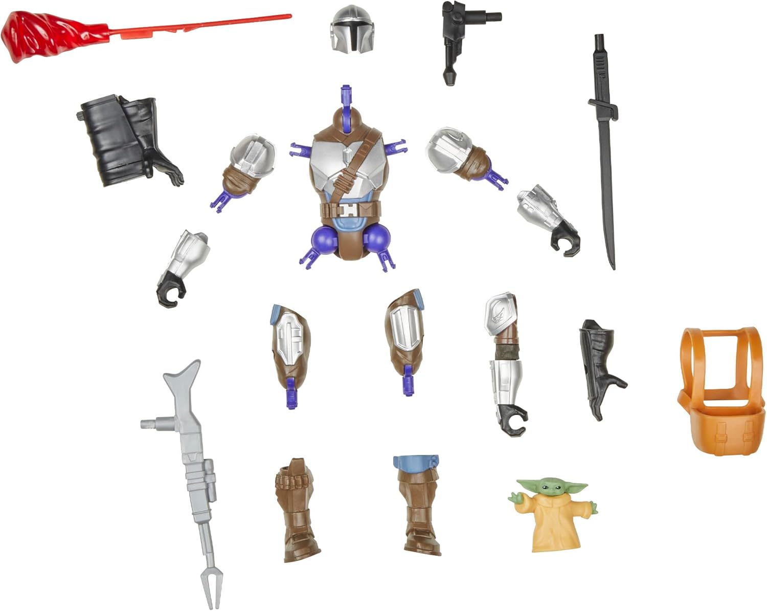Figurine Deluxe MixMashers Star Wars Mandalorien et Grogu personnalisable – Image 5