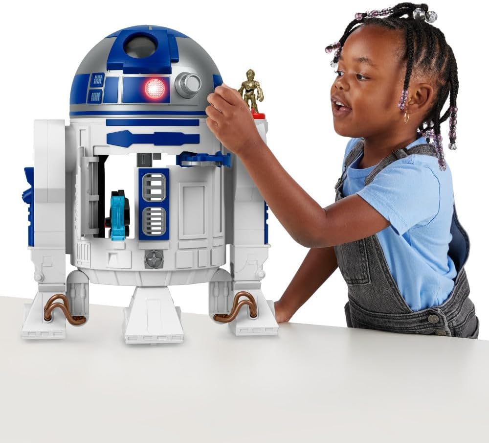 Figurine interactive Star Wars R2-D2 44,5 cm avec clé C-3PO – Image 6