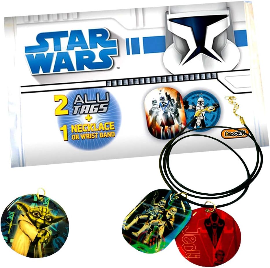 Collier Star Wars Clone Wars avec 2 plaques en aluminium – Image 2