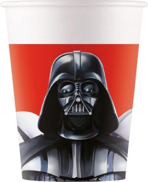 Lot de 8 gobelets Star Wars Final Battle en papier 200 ml