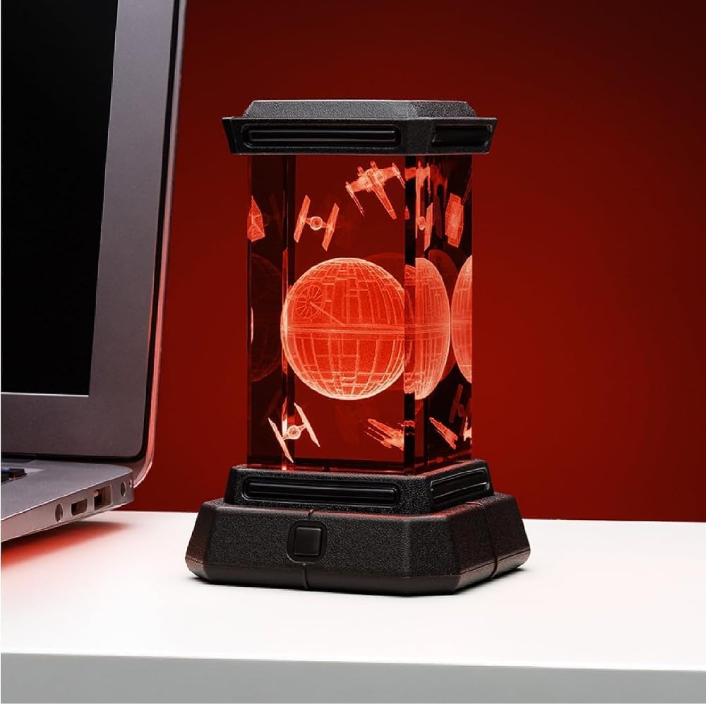 Lampe LED Star Wars en cristal 3D Étoile Noire – Image 2
