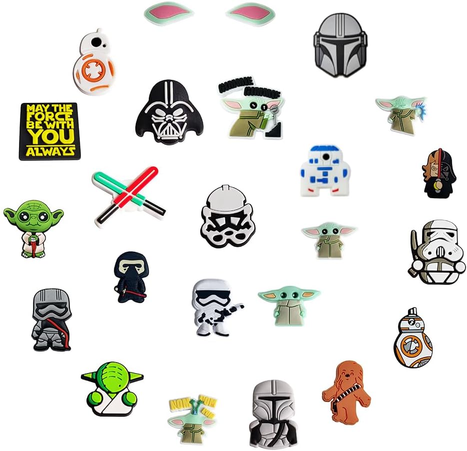 Charm pour chaussure Star Wars avec 23 décorations
