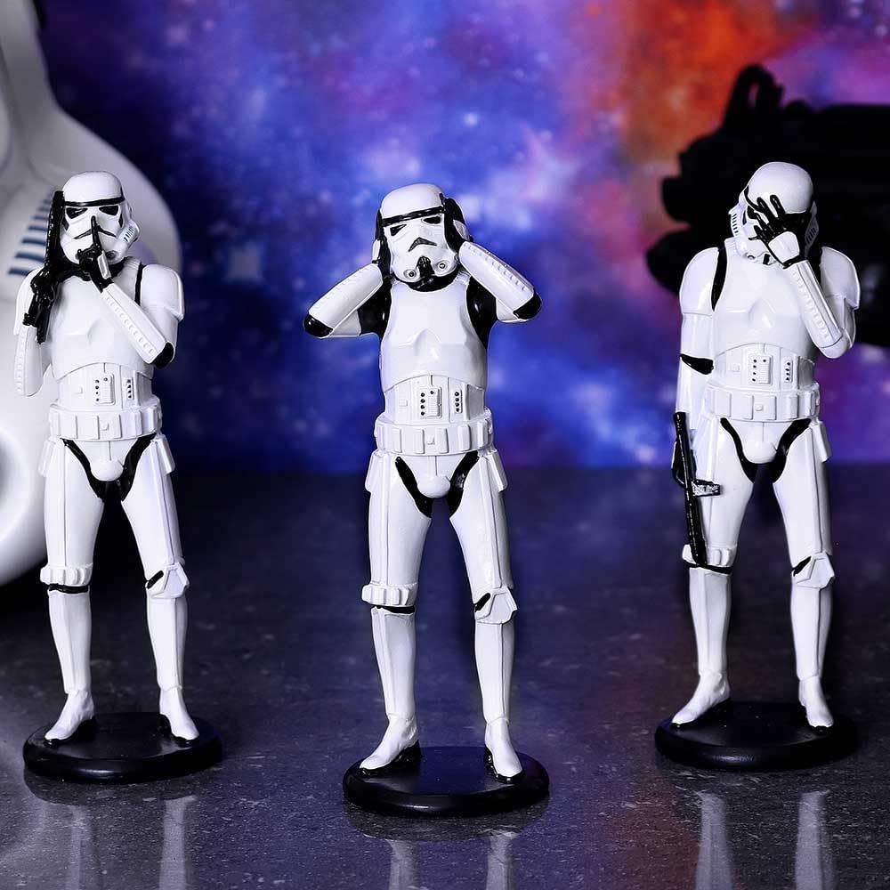 Pack de 3 figurines Star Wars Stormtrooper en résine 14 cm – Image 8