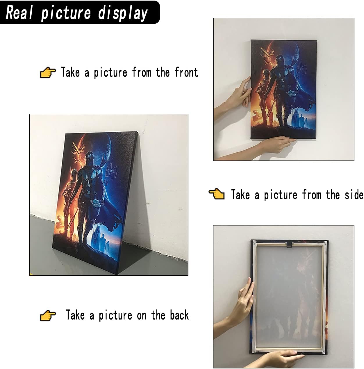 Affiche Star Wars Dark Vador sur toile encadrée 30,5 – Image 6