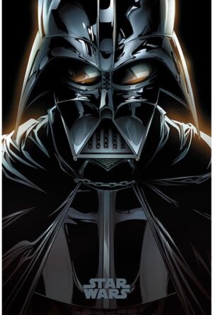 Affiche Star Wars Dark Vador en style comic