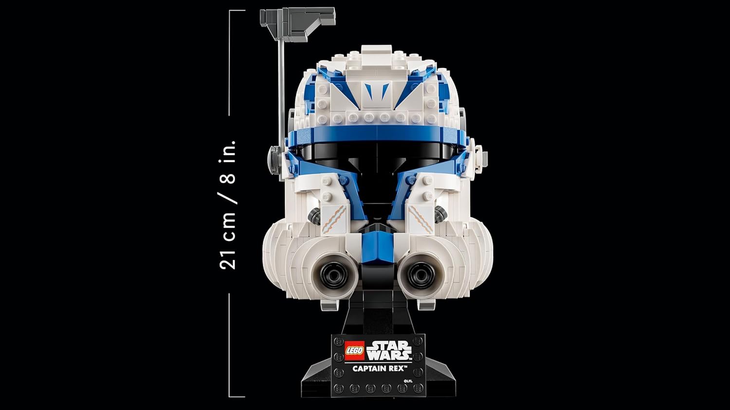 Casque LEGO Star Wars 75349 du Capitaine Rex, légion 501 – Image 8