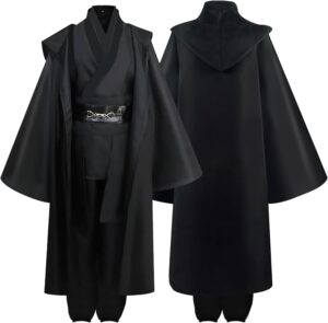 Costume Jedi Star Wars avec manteau à capuche, taille L