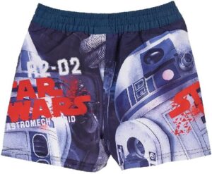 Short de bain Disney Star Wars bleu Stormtrooper et R2D2 garçon 4 ans