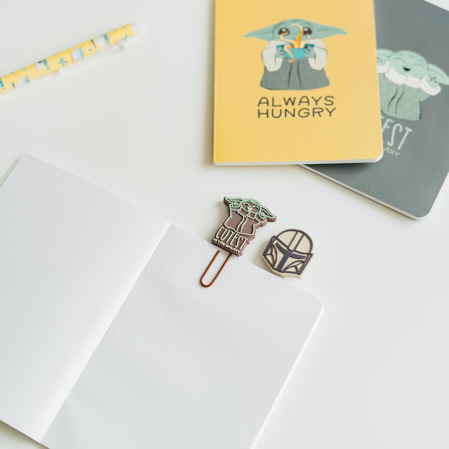 Set papeterie Star Wars Grogu avec 3 carnets A6 – Image 5