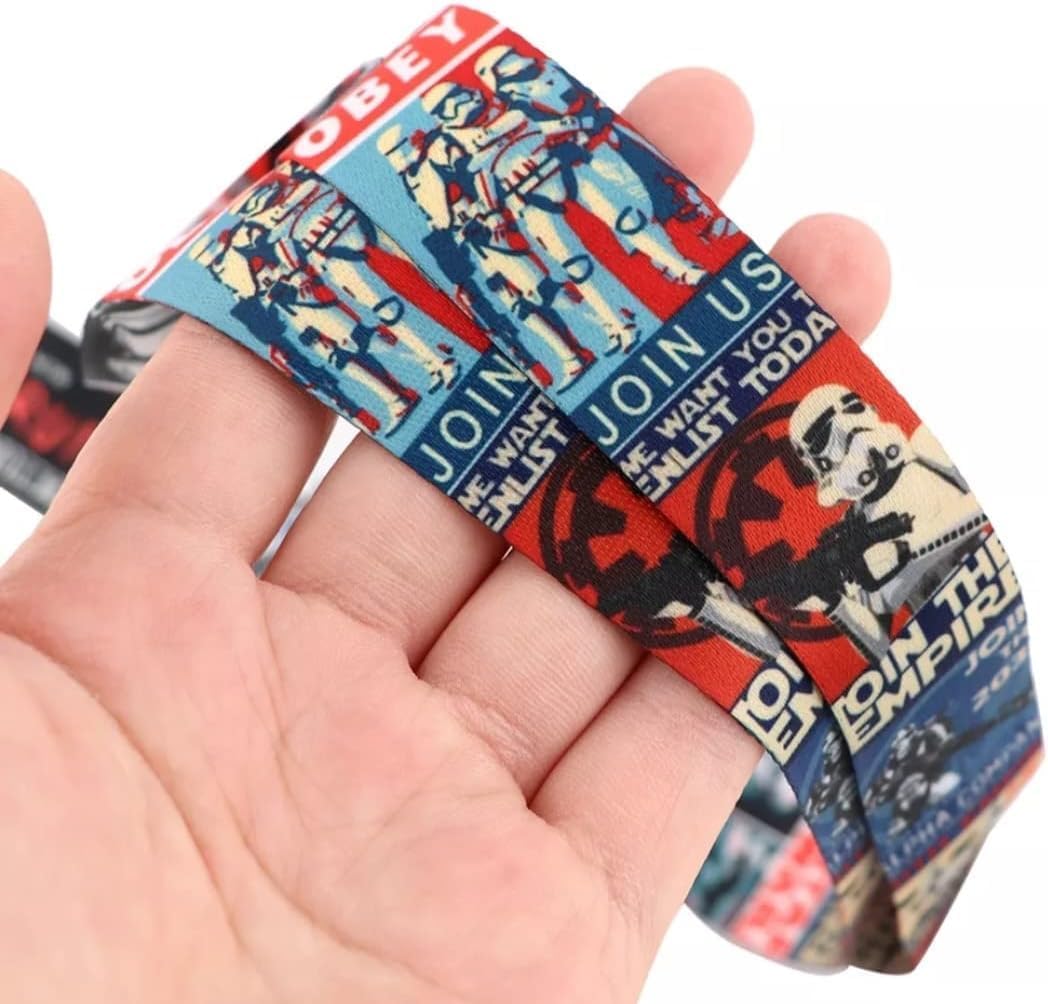 Porte-carte Star Wars transparent avec lanière tour de cou – Image 5