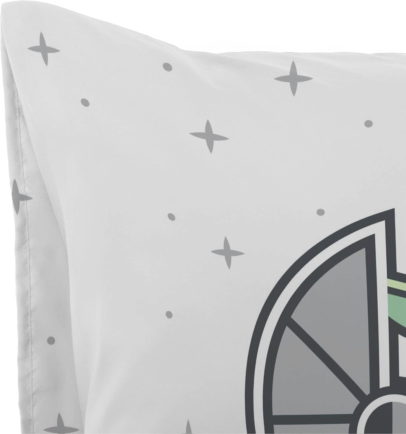 Set de 2 taies d'oreiller Star Wars Mandalorian réversibles 65x65 cm en 100% coton – Image 4