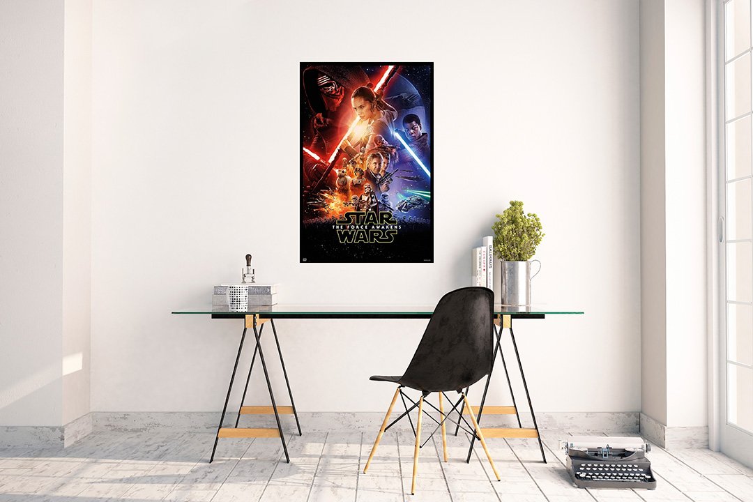 Poster Star Wars VII avec affiche de film – Image 2