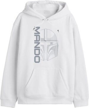 Sweat à capuche Star Wars Mando Icon And Logo pour homme