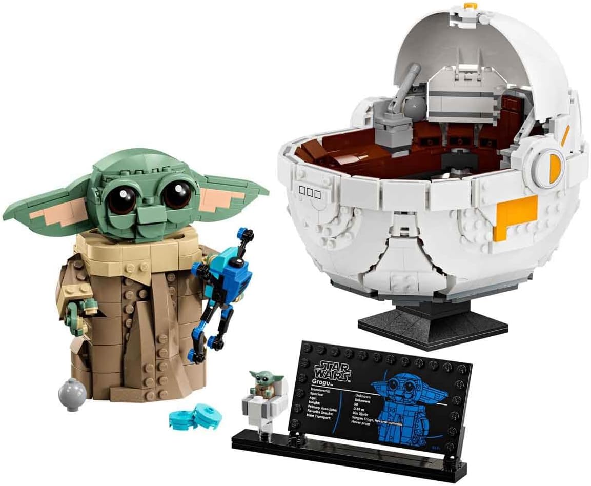 Grogu et son landau LEGO Star Wars : The Mandalorian 75403 – Image 2