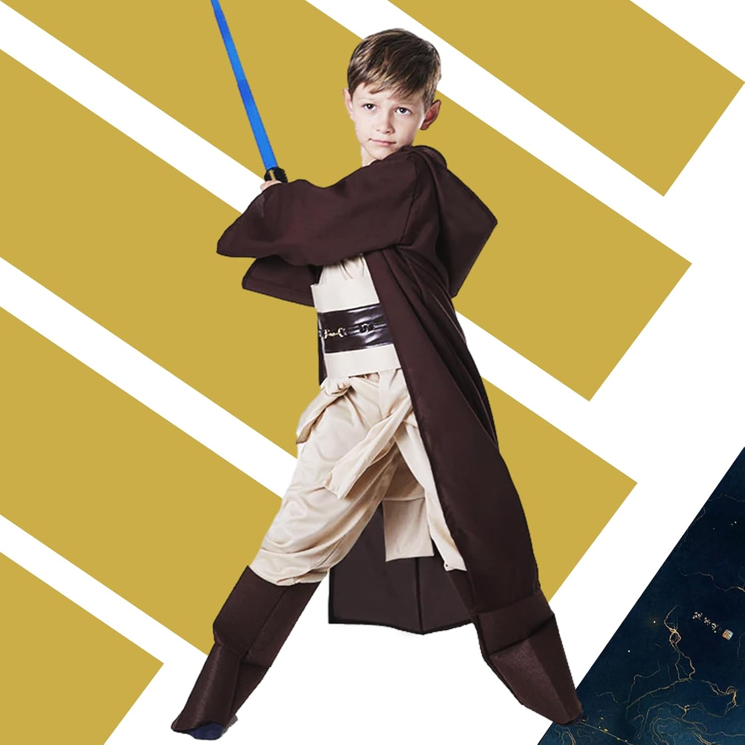Robe Jedi Star Wars à capuche pour enfant – Image 6