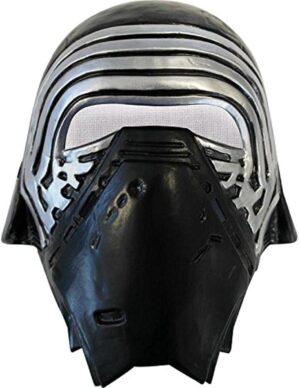 Masque Star Wars Kylo Ren en PVC noir et gris taille unique enfant