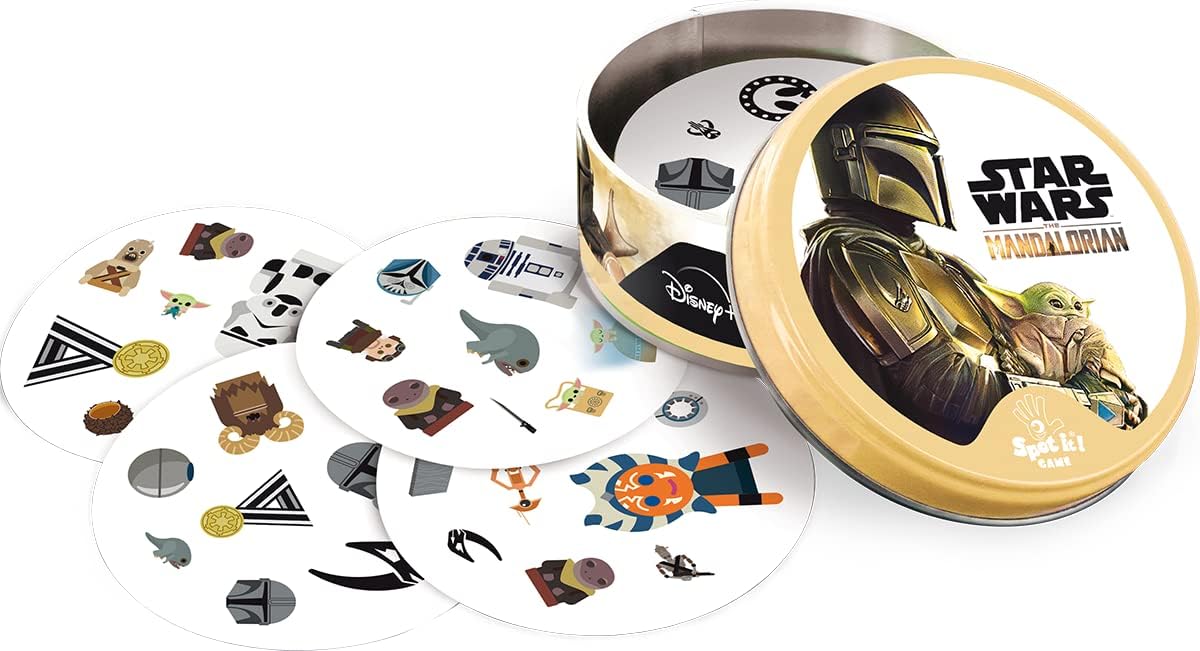 Dobble Star Wars The Mandalorian, jeu de cartes familial 2 à 8 joueurs – Image 6