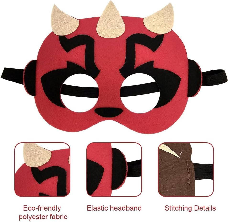 Star Wars - 16 décorations d'anniversaire avec 8 masques et 8 accessoires gonflables – Image 5