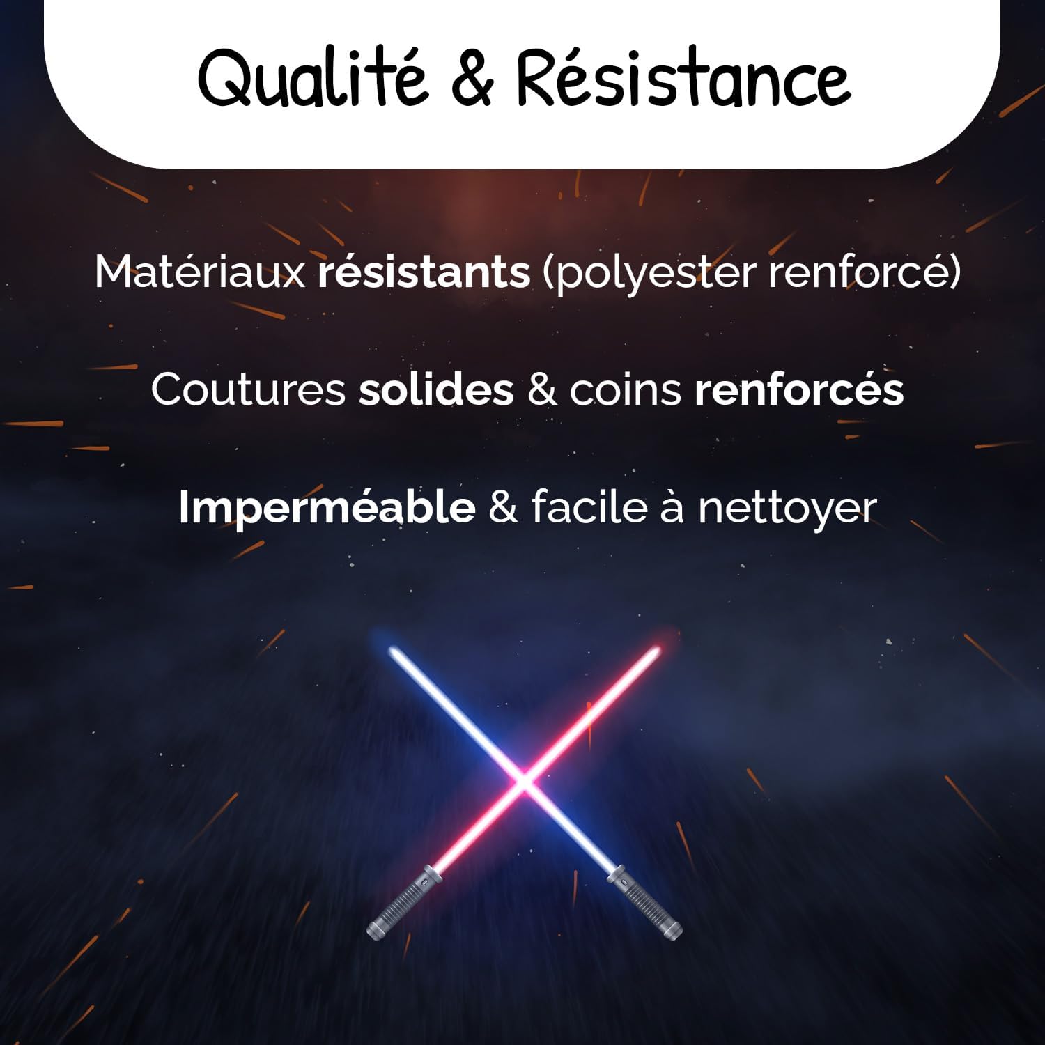 Cartable primaire Star Wars 38 noir et gris grand rangement – Image 7