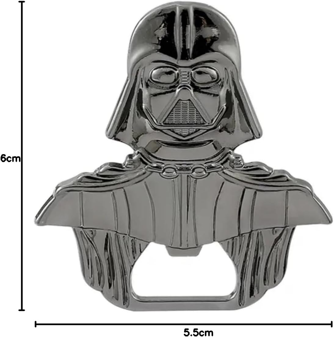 Décapsuleur Darth Vader noir brillant en métal massif 55 x 60 – Image 8