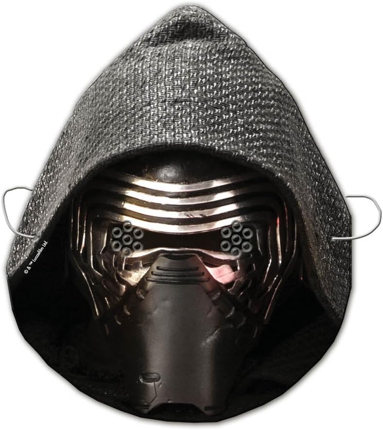 Masques Star Wars multicolores en carton, lot de 6, réf. 0549 – Image 3